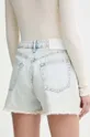 Rifľové krátke nohavice Silvian Heach 100 % Bavlna