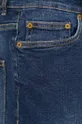 tmavomodrá Rifľové krátke nohavice Solid