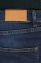 blu navy Solid pantaloncini di jeans