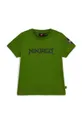 зелёный Детская хлопковая футболка Lego Для мальчиков