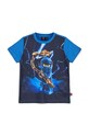 Lego t-shirt bawełniany dziecięcy nadruk niebieski 12011115