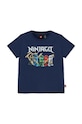 Lego t-shirt bawełniany dziecięcy nadruk granatowy 12011119