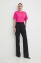 Silvian Heach t-shirt bawełniany GPP24023TS różowy ZS24