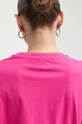 Bavlnené tričko Silvian Heach GPP24023TS ružová