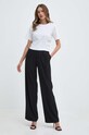 Silvian Heach t-shirt in cotone GPP24097TS bianco ZS24