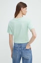 Одежда Хлопковая футболка Silvian Heach GPP24097TS зелёный