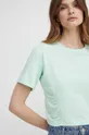zelená Bavlnené tričko Silvian Heach