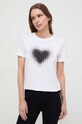 Silvian Heach t-shirt bawełniany biały GPP24403TS