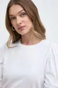 biela Bavlnené tričko Silvian Heach