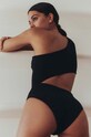 MUUV. pamut body EN FACE asym.body.EN.FACE fekete ZS24