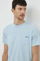 блакитний Бавовняна футболка Bomboogie