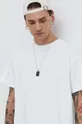 bianco Solid t-shirt in cotone