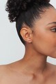 Akcesoria ANIA KRUK kolczyki ze srebra pokrytego złotem GLAMOUR SMVKC1872Z złoty