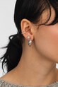 Doplnky Strieborné náušnice ANIA KRUK GLAMOUR SMVKC1912 strieborná