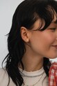 Kiegészítők ANIA KRUK aranyozott ezüst fülbevaló MINI SMVKC2292Z arany