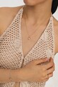 Strieborný pozlátený náhrdelník ANIA KRUK ARIEL zlatá SMRNP1419Z