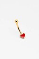 Pozlátený piercing do pupka ANIA KRUK ROCK IT SRUKE2875Z zlatá ZS25