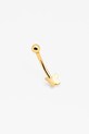 ANIA KRUK piercing placat cu aur pentru buric ROCK IT SRUKS2840Z aur ZS25