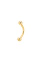 ANIA KRUK cercel din argint placat cu aur ROCK IT placat cu aur aur SRUKS2910Z