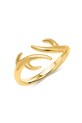 Strieborný pozlátený prsteň ANIA KRUK striebro zlatá SGCPS3080Z