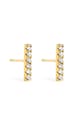Срібні сережки з позолотою ANIA KRUK срібло золотий SMIKC0162Z