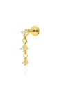 Позолочена срібна сережка ANIA KRUK срібло золотий SRUKC2512Z