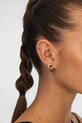 Серебряные серьги с позолотой ANIA KRUK золотой SRUKC2554Z