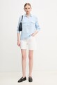 Mos Mosh bluza din in 168430 albastru ZS25