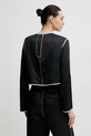Îmbrăcăminte Day Birger et Mikkelsen bluza din amestec de in Baryl DAY65243652 negru