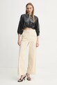 Day Birger et Mikkelsen bluză din piele Dorothy DAY65243672 negru ZS25