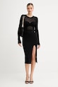 Silvian Heach pulover GHIDICI GPP25301MA negru ZS25