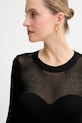 Silvian Heach pulover GHIDICI negru GPP25301MA