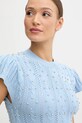 Silvian Heach bluzka ALESTI niebieski GPP25167MA