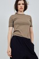 MUUV. t-shirt BASIC z elastanem zielony bluza.dopas.BASIC