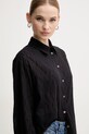 Mos Mosh koszula bawełniana czarny 168260