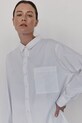 MUUV. koszula bawełniana CLASSIC oversize.shirt.CLASSIC biały ZS25