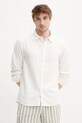 Льняная рубашка Solid ALLAN casual белый 21107646.114201