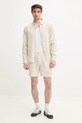 Одяг Сорочка з льону Solid ALLAN 21107646.130401 бежевий