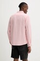 Одежда Льняная рубашка Solid ALLAN 21107646.141511 розовый