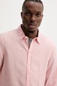 Льняная рубашка Solid ALLAN розовый 21107646.141511