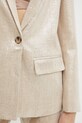Sako s prímesou ľanu Silvian Heach NOVAT CVP25011GC béžová