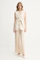 Blugirl Blumarine vestă cu amestec de in RA5127.T2942 bej ZS25