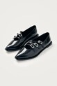 Alohas baleriny skórzane Jive S100839.01 czarny SS25