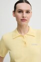 2NDDAY polo z domieszką wełny Jean żółty 2252348408