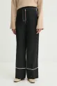 Day Birger et Mikkelsen pantaloni din amestec de in Gianna drept negru DAY65243687