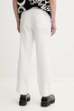 Oblečení Lněné kalhoty Solid ALLAN 21108254.110601 bílá
