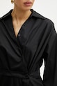 Silvian Heach vestito in cotone SGAIDA GPP25375VE nero