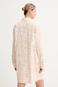 Îmbrăcăminte Silvian Heach rochie din bumbac SERINIO CVP25096VE bej