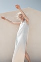 MUUV. rochie FEU sukienka.dluga.FEU bej ZS25