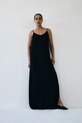 MUUV. sukienka FEU sukienka.dluga.FEU czarny ZS26